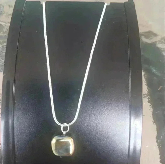 Handmade Glass Charm Silver Necklace - Picture 3 of 4